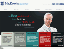 Tablet Screenshot of mackotecha.co.uk